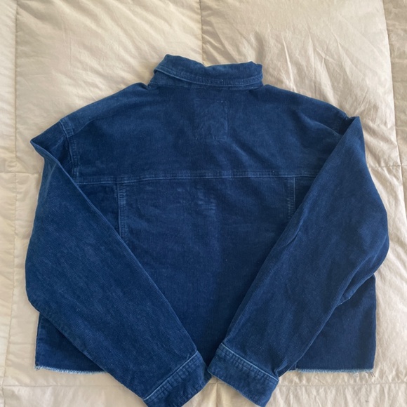 Cleo + Wolf Blue Corduroy Jacket - Picture 2 of 3
